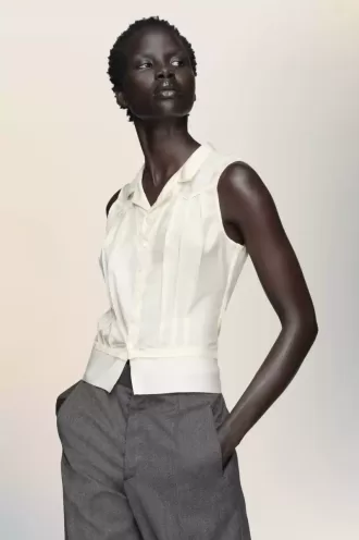 Top de seda de Maison Margiela