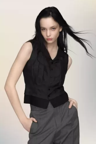 Top de seda de Maison Margiela