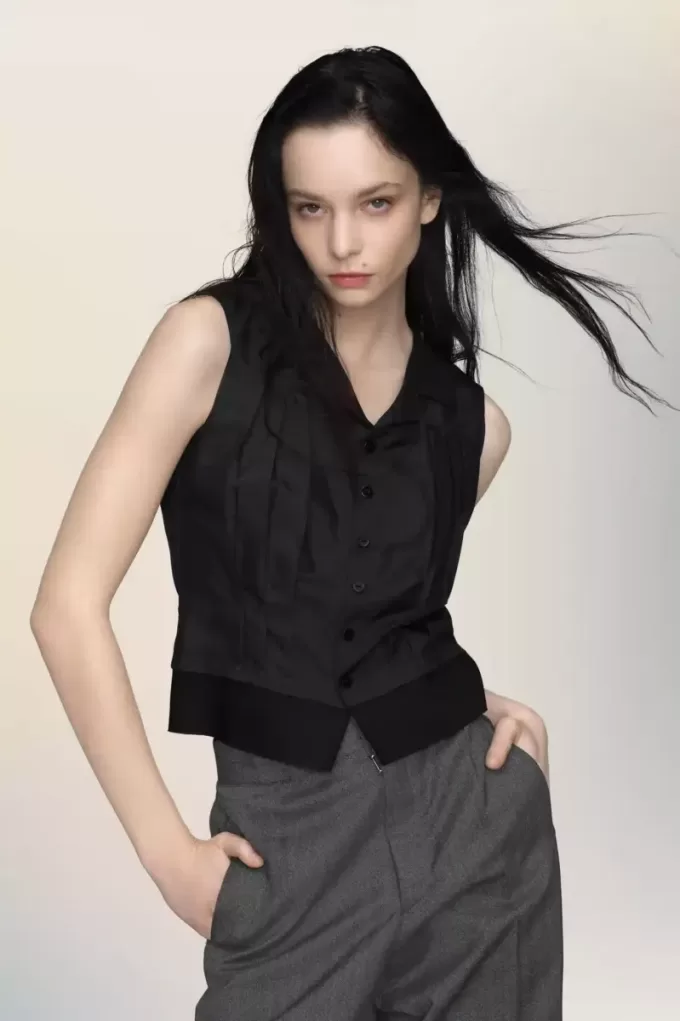 Top de seda de Maison Margiela