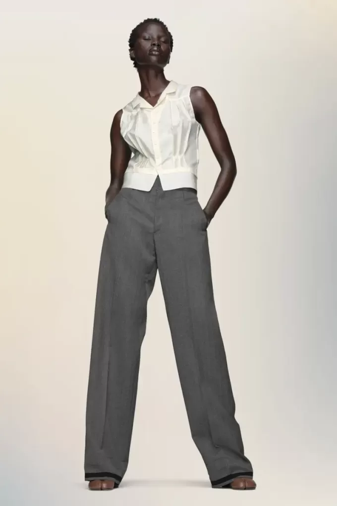 Top de seda de Maison Margiela