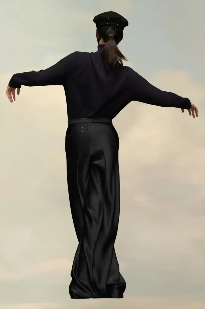 Traje de satén Maison Margiela