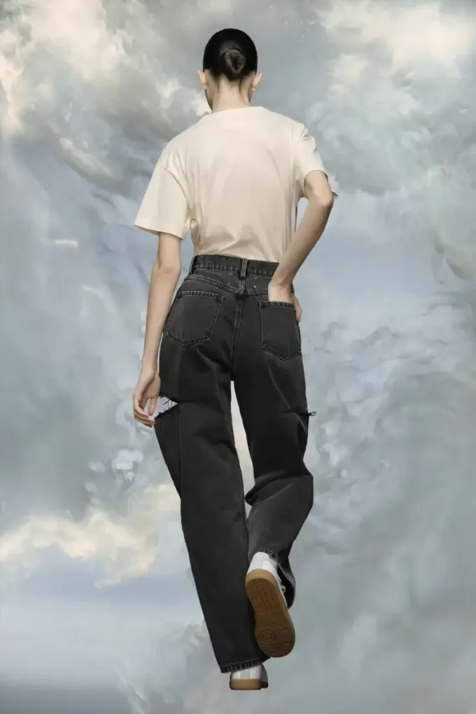 Vaqueros con cortes de Maison Margiela Vaqueros con cortes de Maison Margiela