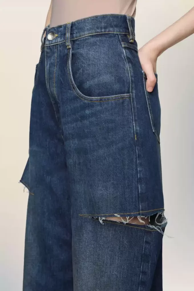 Vaqueros con cortes de Maison Margiela Vaqueros con cortes de Maison Margiela