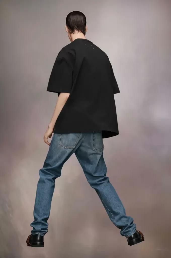 Vaqueros con dobladillo vuelto de Maison Margiela