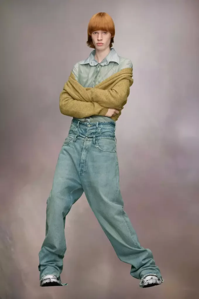 Vaqueros con hebilla de Maison Margiela