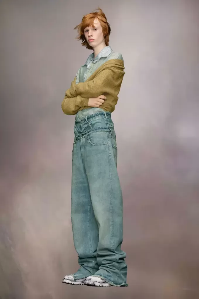 Vaqueros con hebilla de Maison Margiela