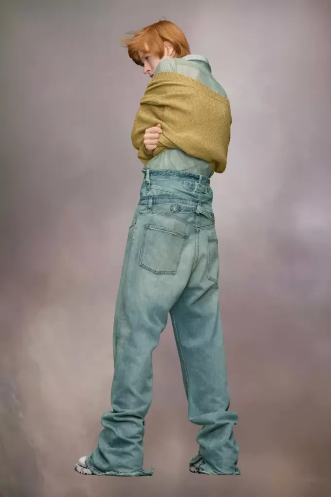 Vaqueros con hebilla de Maison Margiela