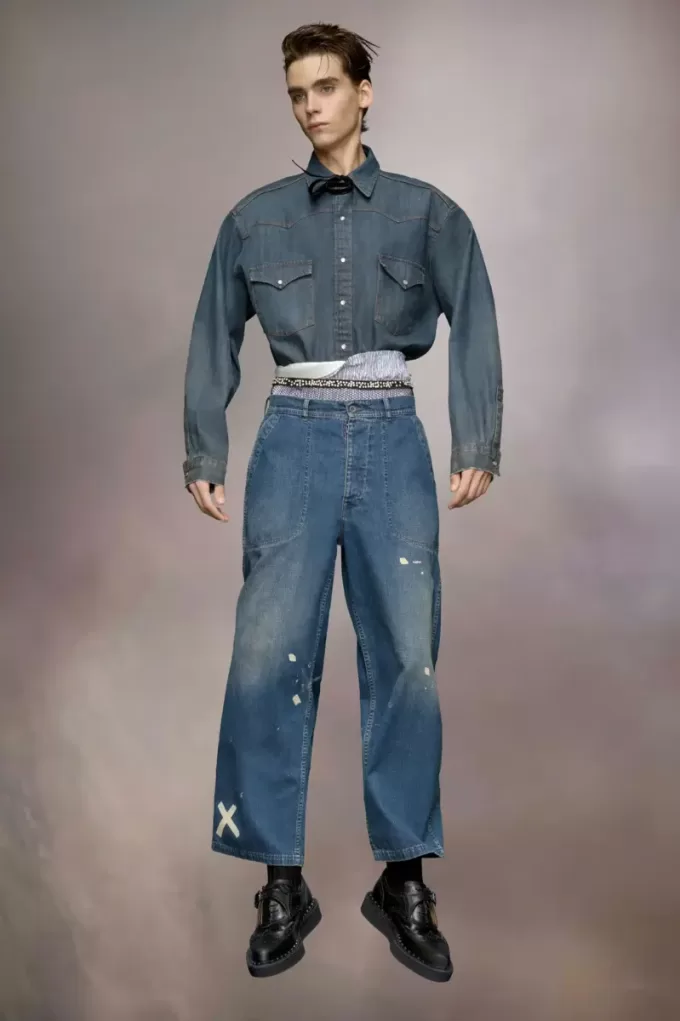Vaqueros desgastados de Maison Margiela