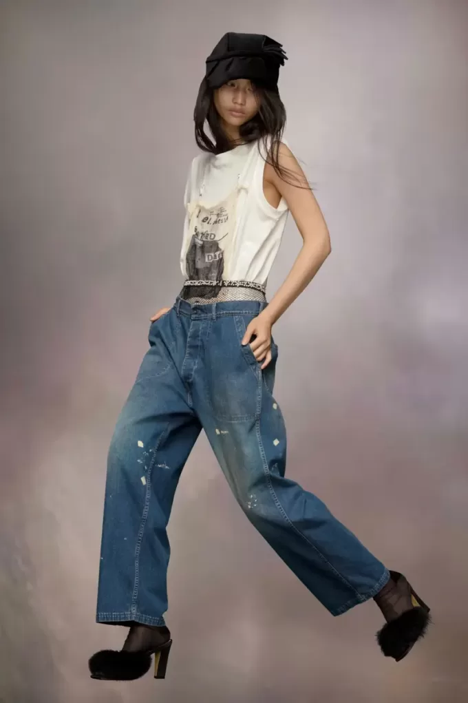 Vaqueros desgastados de Maison Margiela