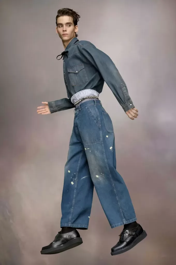 Vaqueros desgastados de Maison Margiela