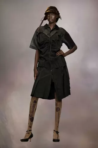 Vestido camisero D茅cortiqu茅