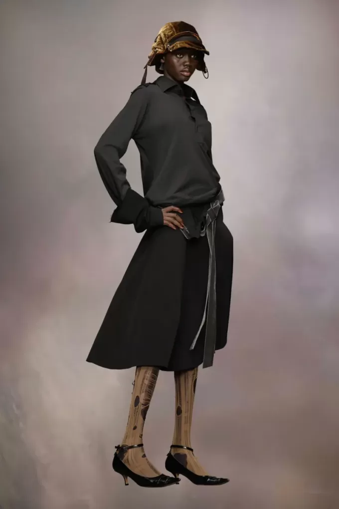 Vestido en proceso de elaboración