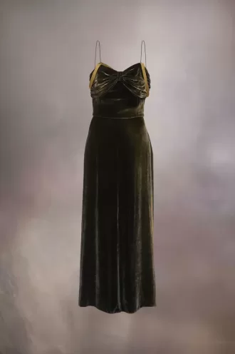 Vestido largo de seda de Maison Margiela