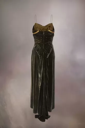 Vestido largo de seda de Maison Margiela