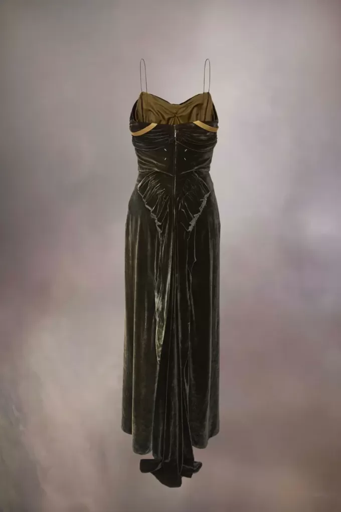 Vestido largo de seda de Maison Margiela