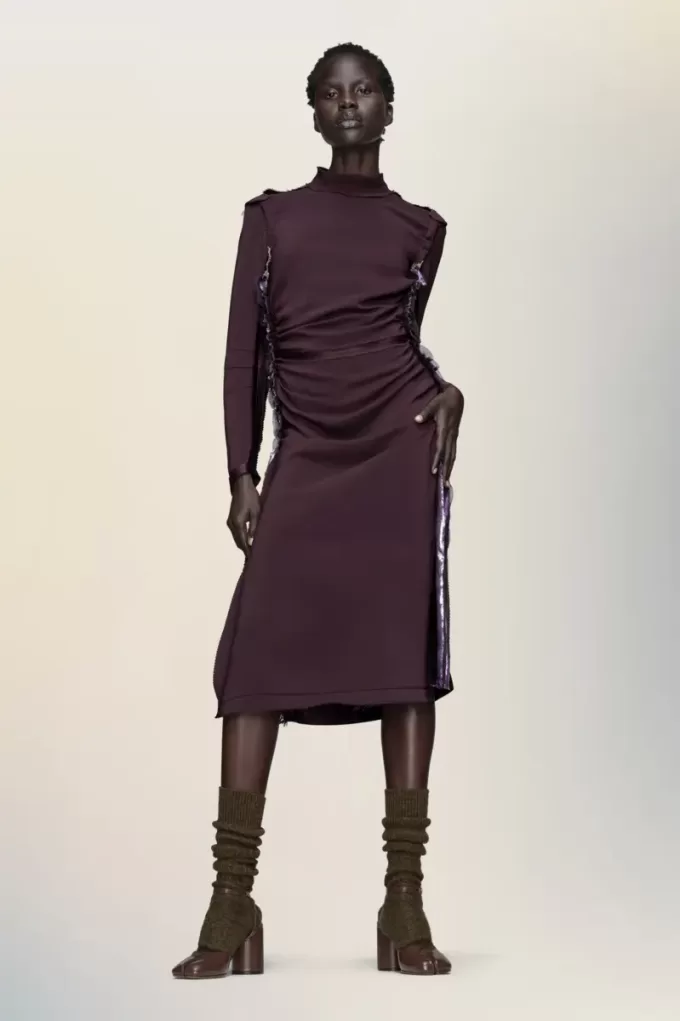 Vestido midi de Maison Margiela Vestido midi de Maison Margiela