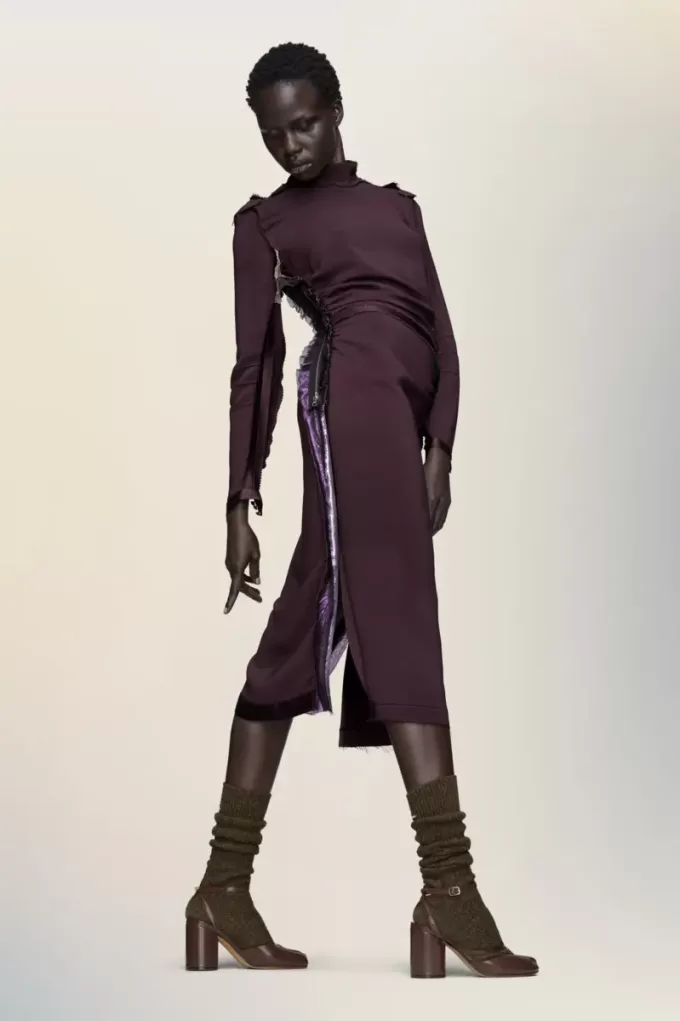 Vestido midi de Maison Margiela Vestido midi de Maison Margiela