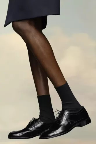 Zapatos brogue de charol Tabi de Maison Margiela